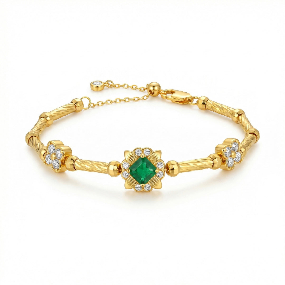 Camille Vintage-Inspired Clover Bracelet No. 134971