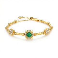 Camille Vintage-Inspired Clover Bracelet No. 134971