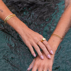 Camille Minimalist Smiley Ring