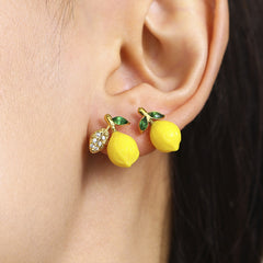 Lemon and Daisy Earring Designs