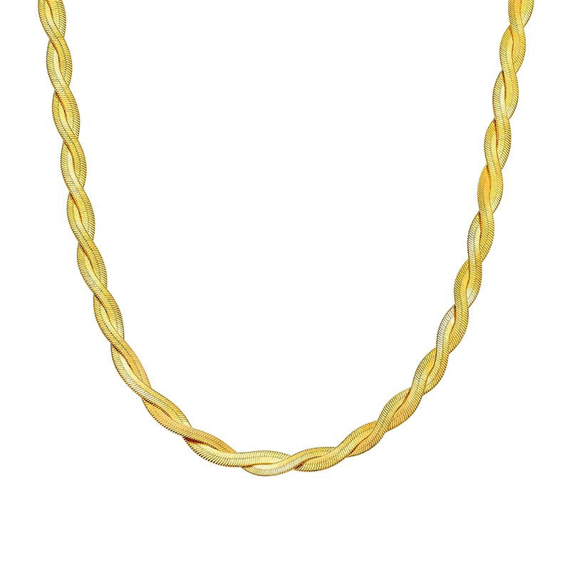 Nadine Vintage-Inspired Snake Layered Necklace