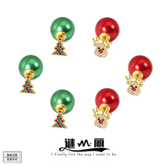 Holiday Tree and Reindeer Earring Designs