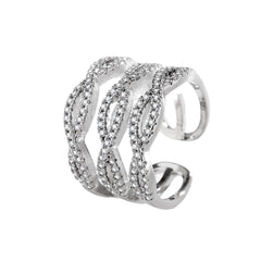 Lumière Charm Ring on a clean background