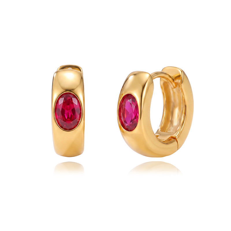 Marielle Vintage-Inspired Eye Stud Earrings