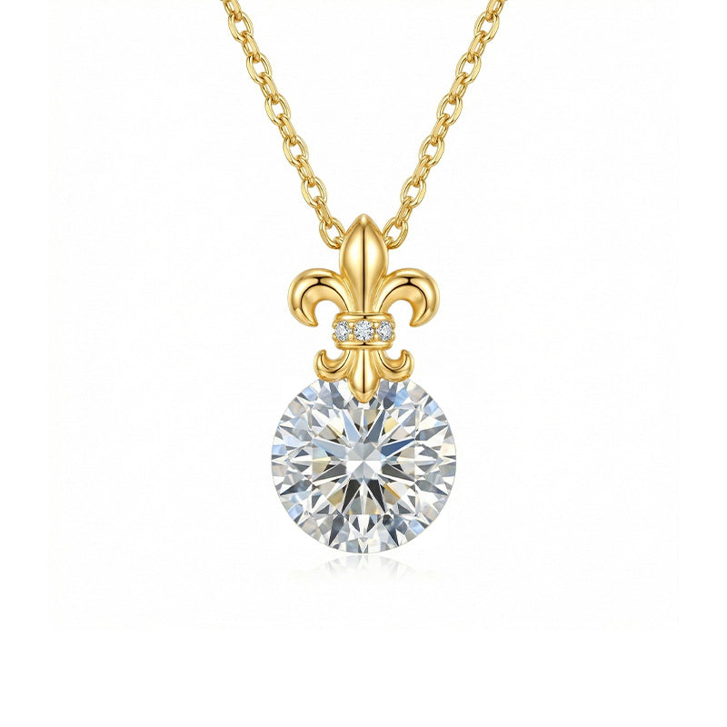 Nadine Vintage-Inspired Pavé Pendant Necklace