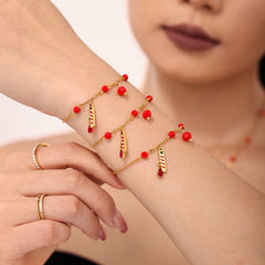 Garnet Holiday Charm Jewelry Separates