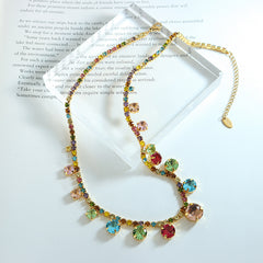 Multicolor Sparkle Necklace