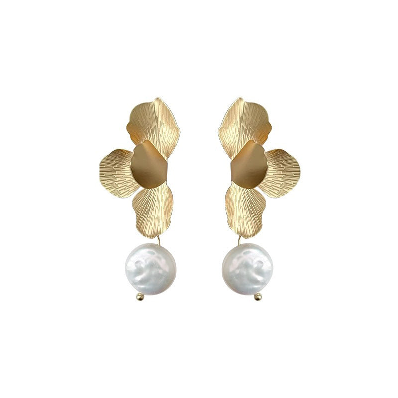 Nicolette Vintage-Inspired Floral Stud Earrings No. 221435