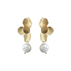 Nicolette Vintage-Inspired Floral Stud Earrings No. 221435