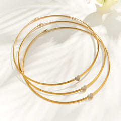 Gold-Tone Bead Fringe Collar Necklace Designs