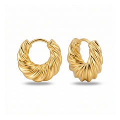 Nadine Vintage-Inspired Twisted Stud Earrings