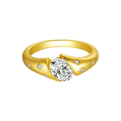 Marielle Starburst Adjustable Ring