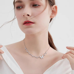 Marielle Pavé Butterfly Choker Necklace