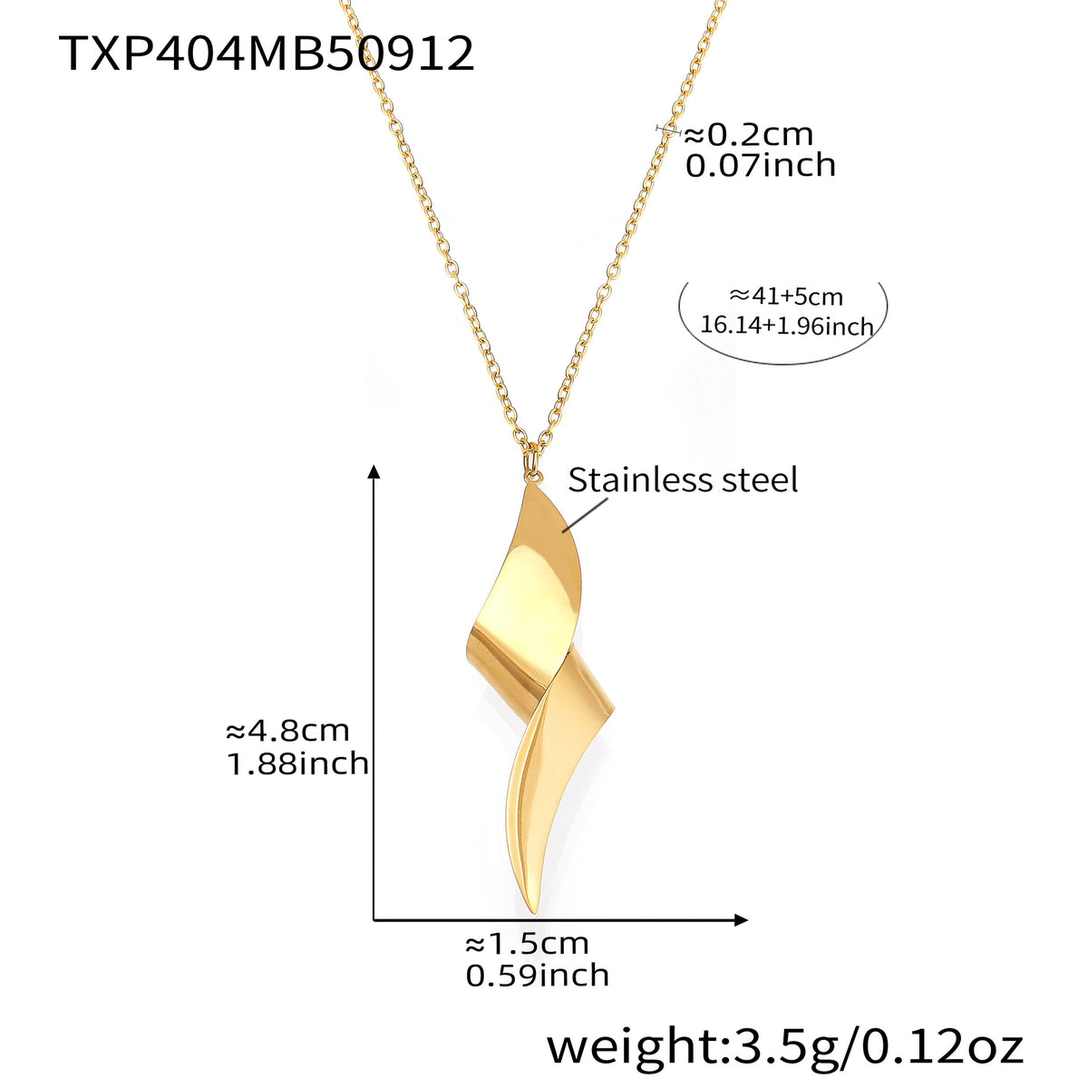 18K Gold-Plated Sculptural Folded Jewelry