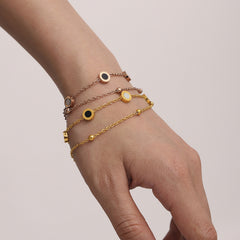 Reversible Shell Pendant Necklace & Bracelet