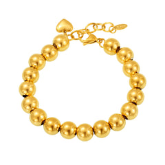 Polished Round Bead Bracelet