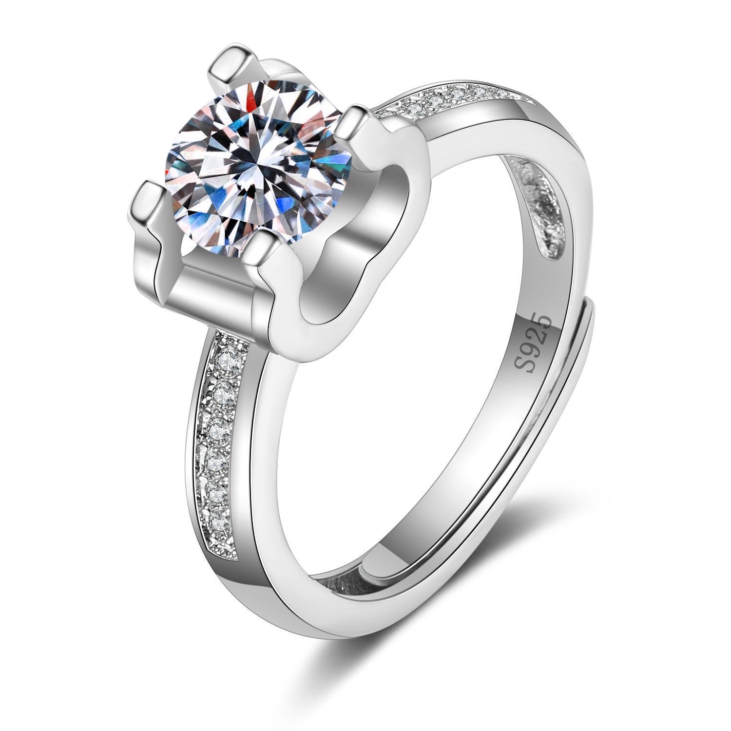 Lumière Charm Ring on a clean background