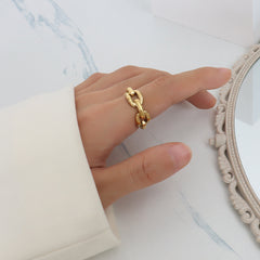 Open Link Stainless Steel Ring