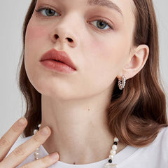 Camille Minimalist Heart Huggie Earrings