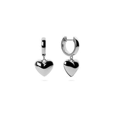 Daphne Vintage-Inspired Heart Stud Earrings No. 516347