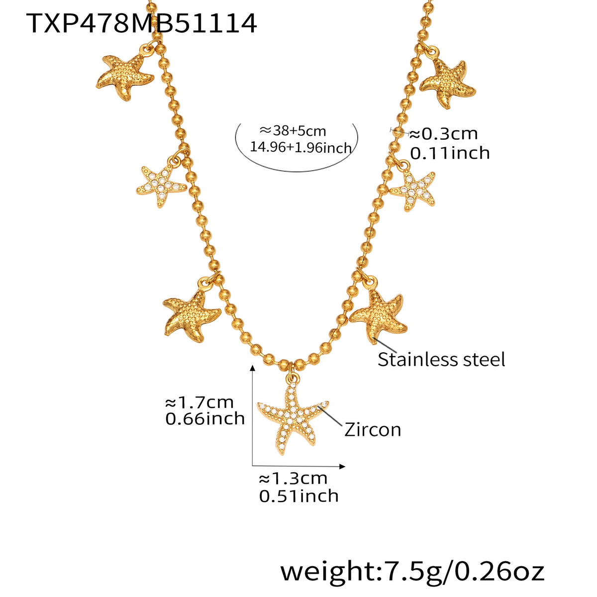Starfish Charm Jewelry Designs