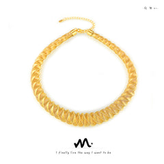 Sculptural Coiled Collar Necklace
