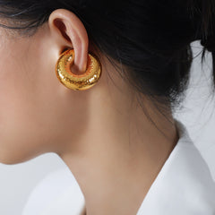 Sculptural Geometric Ear Cuffs