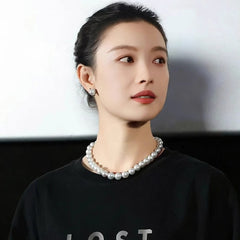 Marielle Vintage-Inspired Pearl Knot Choker Necklace