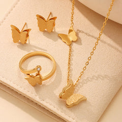 Sculptural Butterfly Jewelry Collection