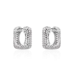 Daphne Dainty Square Stud Earrings