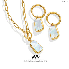 Natural White Shell Pendant Jewelry