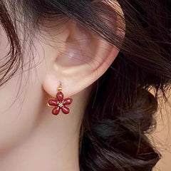 Nicolette Vintage-Inspired Floral Stud Earrings No. 583355