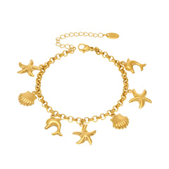 Ocean Charm Bracelet, Separate Chain or Pendant Pack