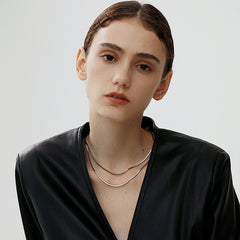 Marielle Stainless Steel Snake Choker Necklace