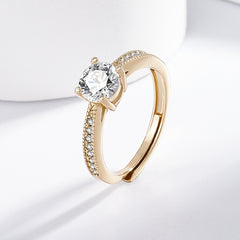 Lumière Charm Ring on a clean background
