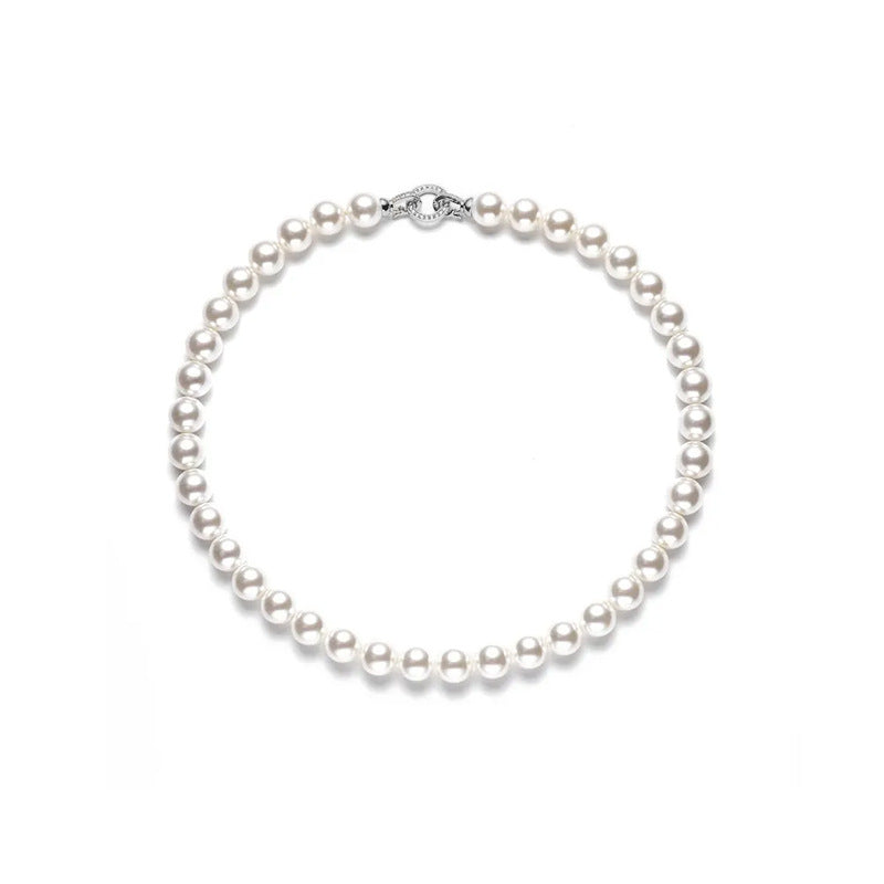 Nicolette Pearl Choker Necklace No. 080635
