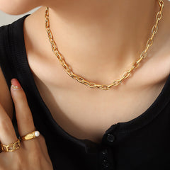 Bold Oval Link Necklace or Bracelet
