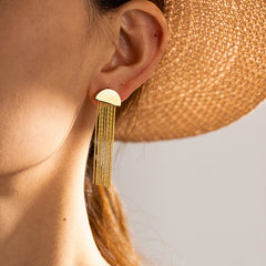 Nadine Tassel Drop Earrings