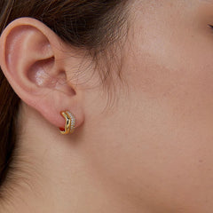 Nicolette Vintage-Inspired Pavé Stud Earrings No. 074555