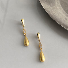 Nadine Vintage-Inspired Teardrop Stud Earrings