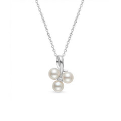 Camille Dainty Pearl Grape Necklace