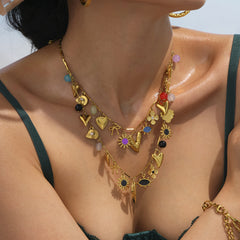 Gold-Tone Mixed Charm Necklace or Pendant Pack