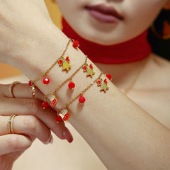Christmas Bell Charm Jewelry