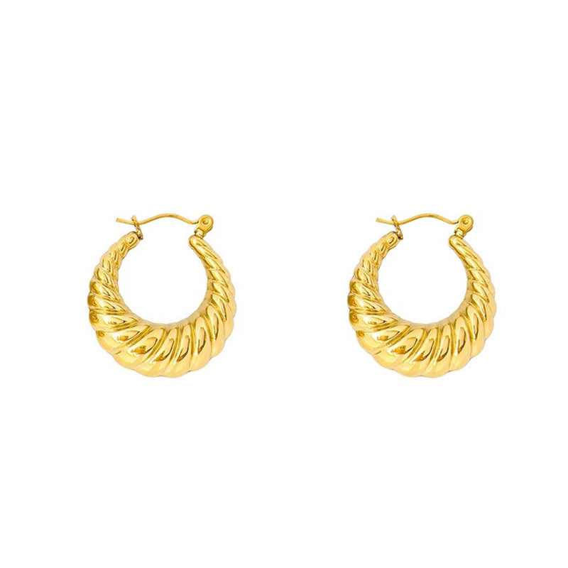 Nadine Modern Hoop Earrings No. 065659