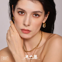 Sparkling Double-Circle Hoop Earring Designs