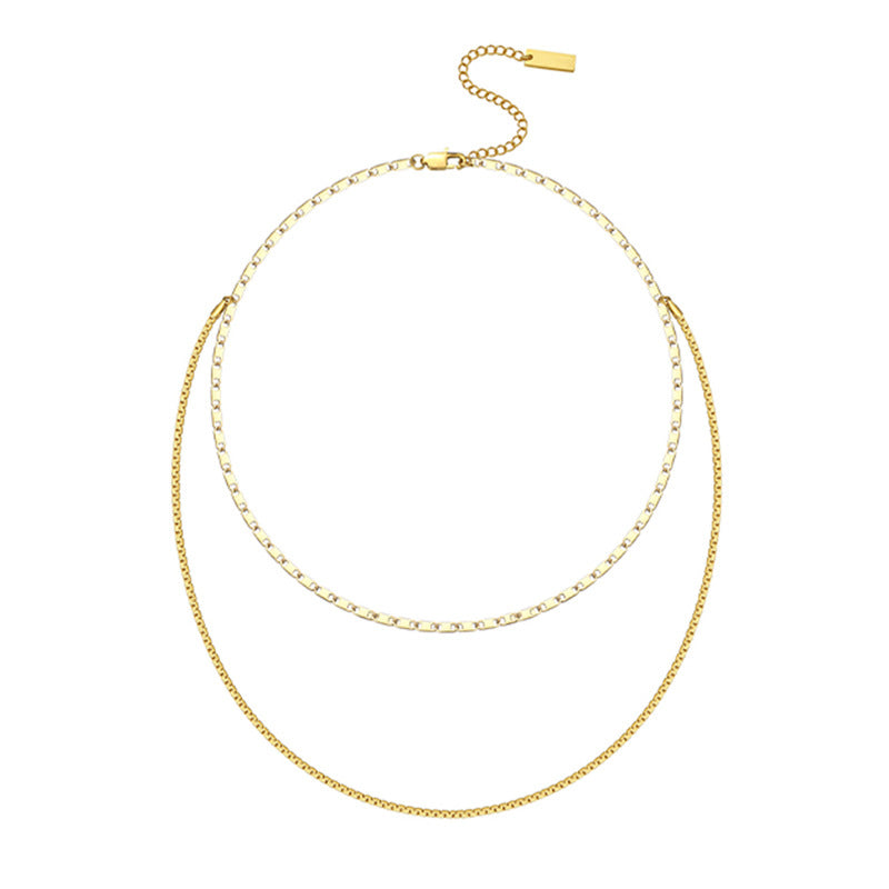 Marielle Vintage-Inspired Chain-Link Layered Necklace
