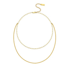 Marielle Vintage-Inspired Chain-Link Layered Necklace