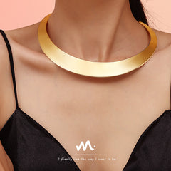 Polished Open Collar Necklace