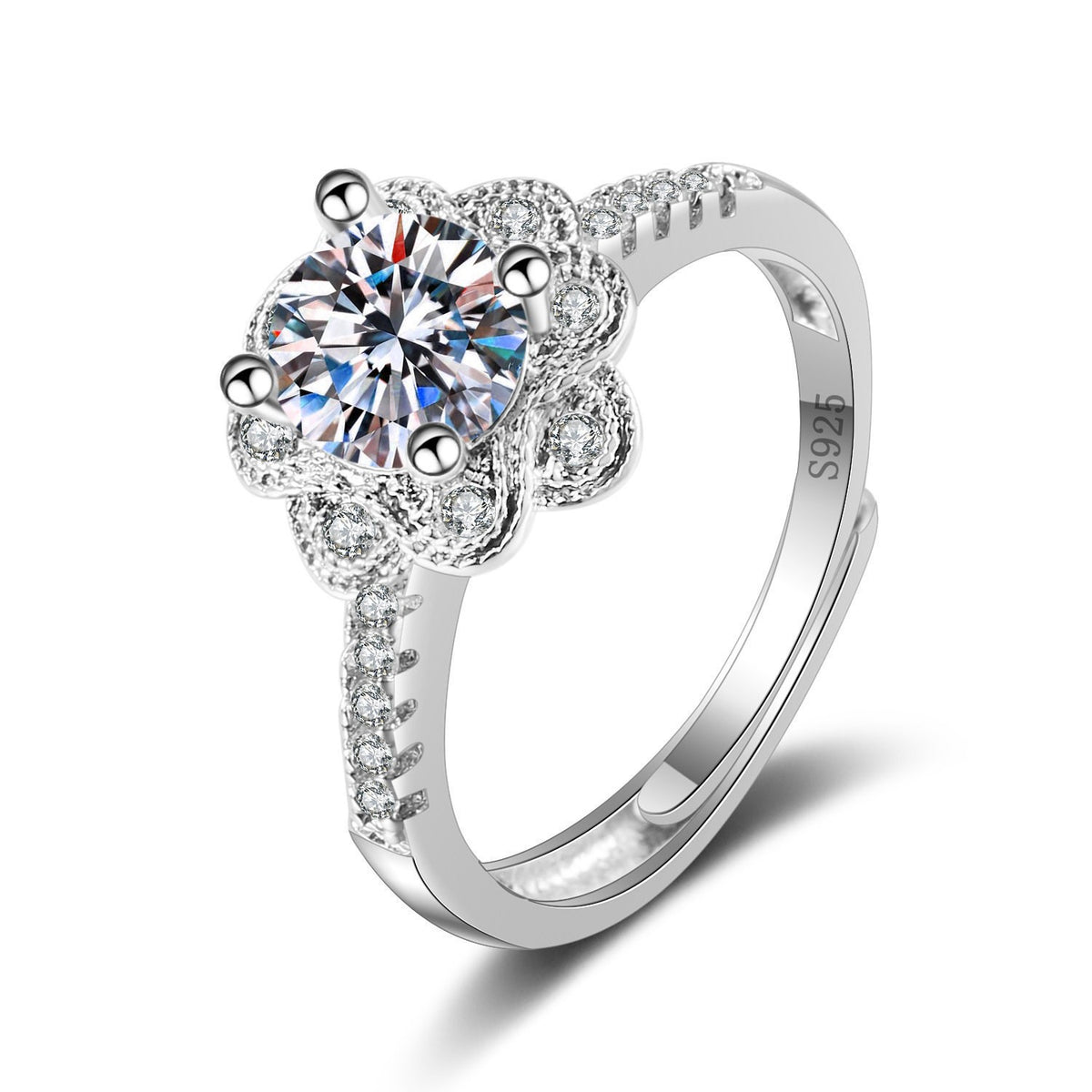 Lumière Charm Ring on a clean background