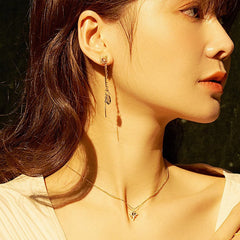 Nicolette Minimalist Pavé Pendant Necklace